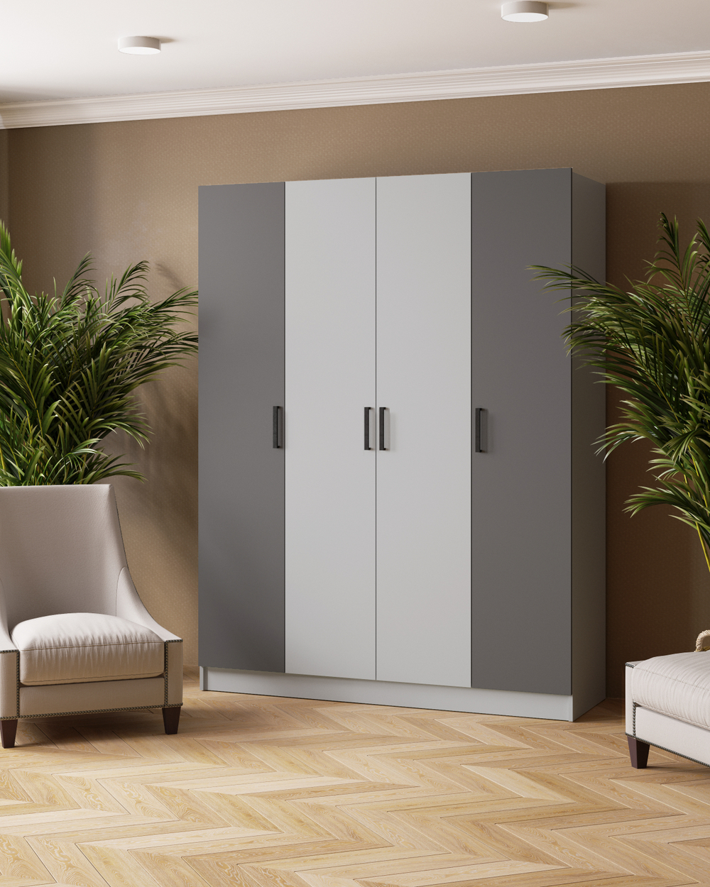 Шкаф комбинированный Ларс (1,6) без зеркала