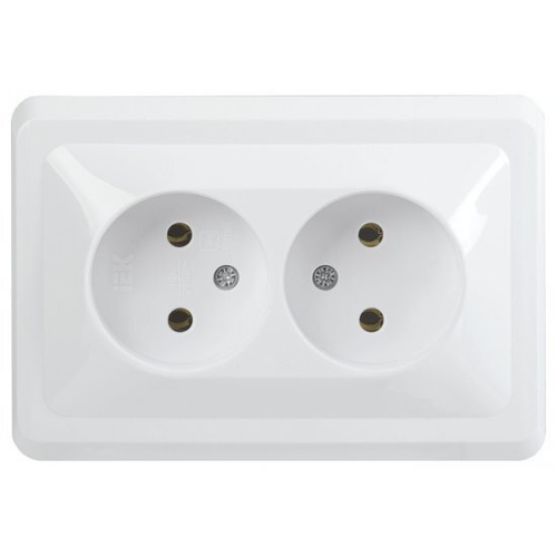 Розетка 2-м CУ с/з ВАЛЕРИ