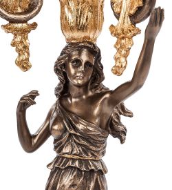 Veronese WS-689/ 2 Канделябр в древнеримском стиле «Девушка»
