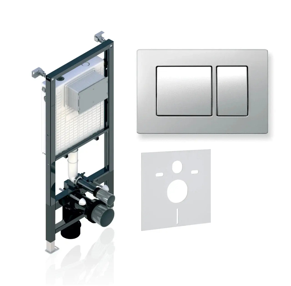 Инсталляция Koller Pool Alcora ST 1200+ KVADRO Matt Chrome