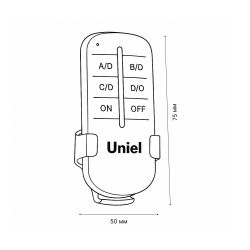 UCH-P005-G3-1000W-30M Пульт управления светом. 3 каналаx1000Вт. ТМ Uniel