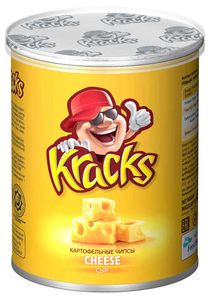 ЧИПСЫ KRACKS С СЫРОМ 45ГР