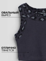 Леопардовый костюм для девочки с шортами