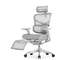 Кресло EXPERT PRO 2 RSA2M01-G(NEW) Подножк(подлок 6D(360), подголовн 4D,сетка бел./каркас сер.)