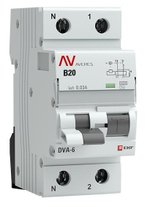 Автомат дифференциальный EKF rcbo6-1pn-20B-30-ac-av