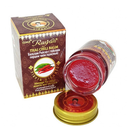 Бальзам Райсан с тайским перцем чили (красный) (RASYAN Thai chilli Balm), ТМ RAYSAN