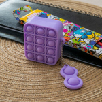 Силиконовый чехол для AirPods Pop it, 012635 Синий