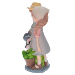 GAEM Фигурка декоративная "Мальчик с девочкой", L9,5 W8 H18,5 см