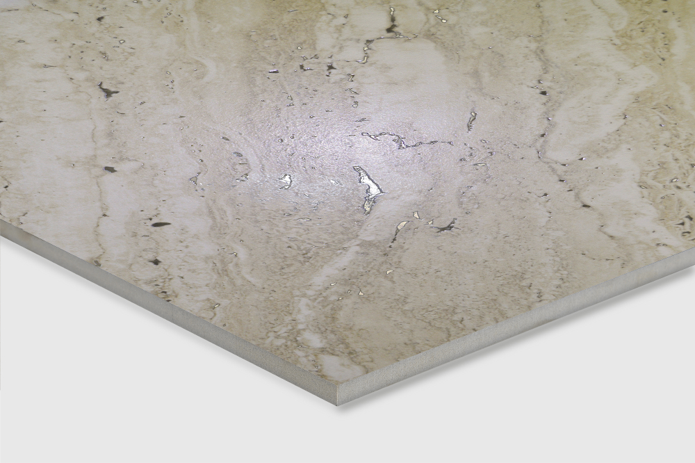 Керамогранит, Arcadia Ceramica, TRAVERTINO NATURAL CARVING, 1200x600 мм, карвинг