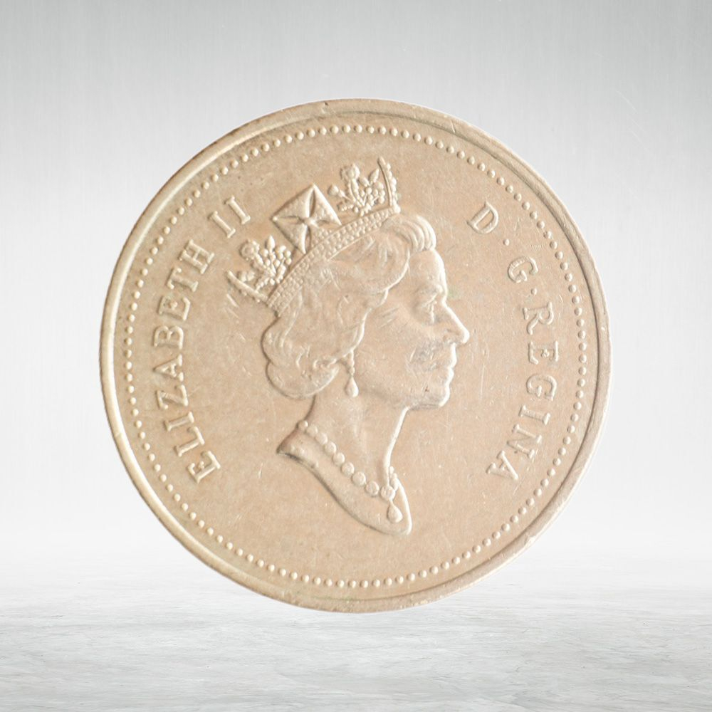 Canada, 5 Cents, 1994 – Elizabeth II (Third Portrait), VF