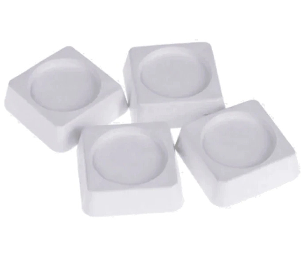 Антивибрационные белые подставки для стиральной машины и для холодильника, 4 штуки, белые, резиновые ножки под стиральную машины и под холодильника, подставки под бытовую технику