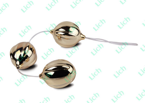 Золотые вагинальные шарики ViBalls, 3.7 см