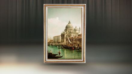 Рама Тоскана 2450х1450 (Мореный дуб/сильвер)