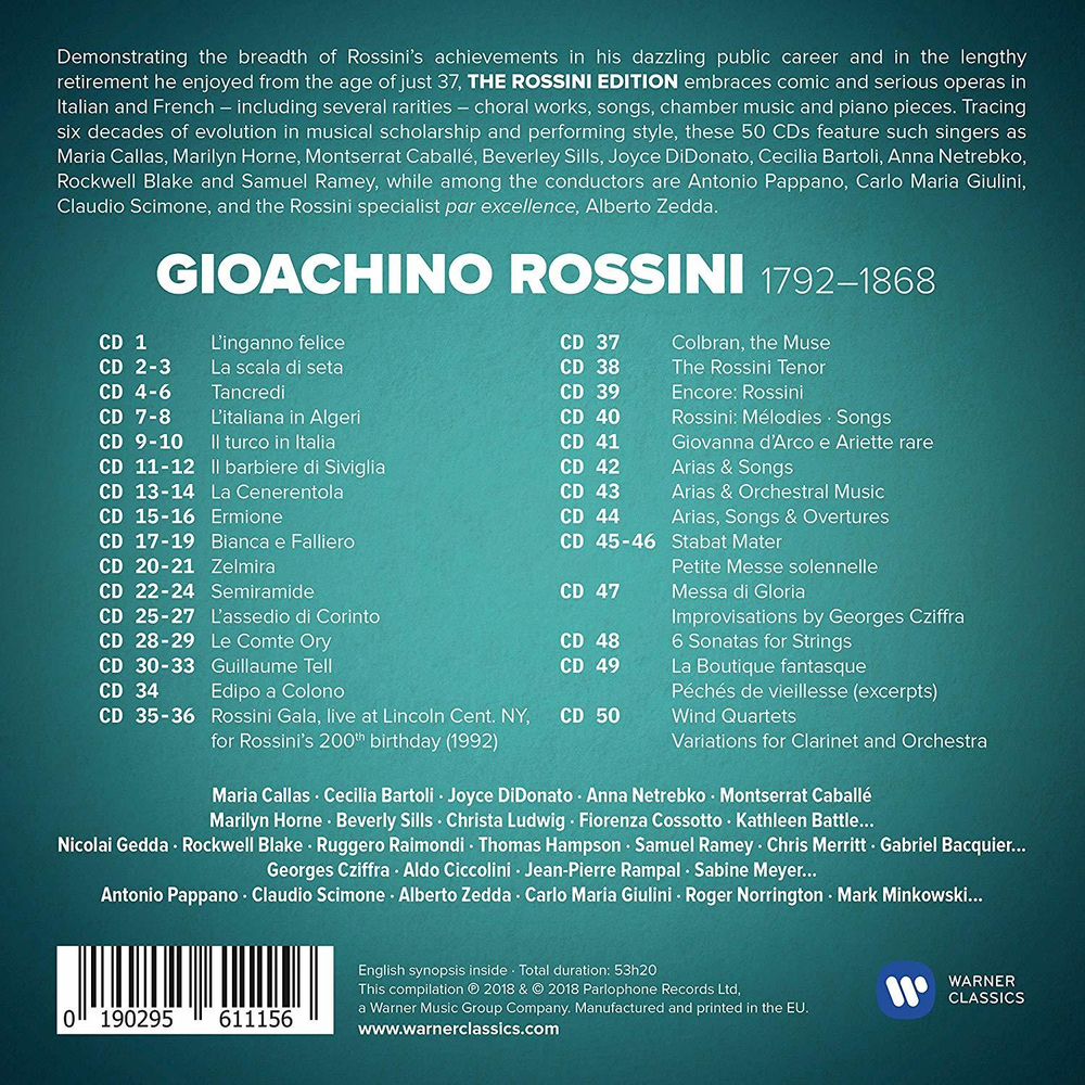Gioachino Rossini / The Rossini Edition (50CD)