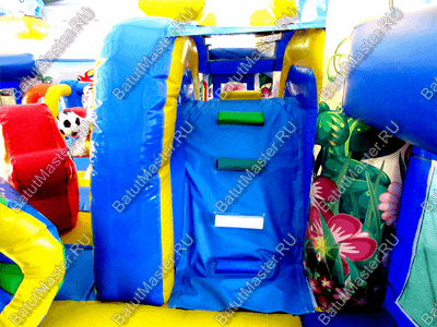 Надувной батут "Белый мишка" 7*5*2.7 м