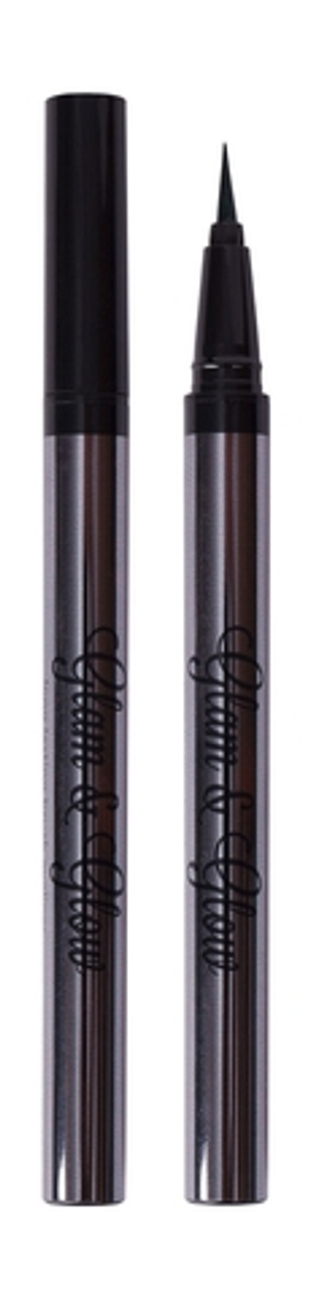 Parisa Лайнер для век Glam&Glow, PF-300, сияющий, тон №01, Черный, 1 мл