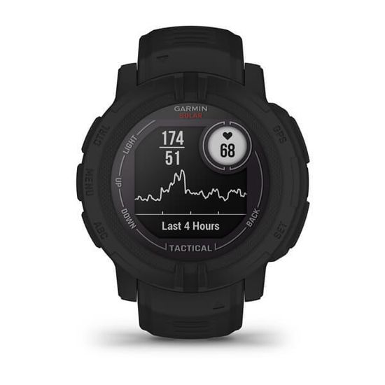 Спортивные прочные часы Garmin Instinct 2, Solar, Tactical Edition, Black, 010-02627-03
