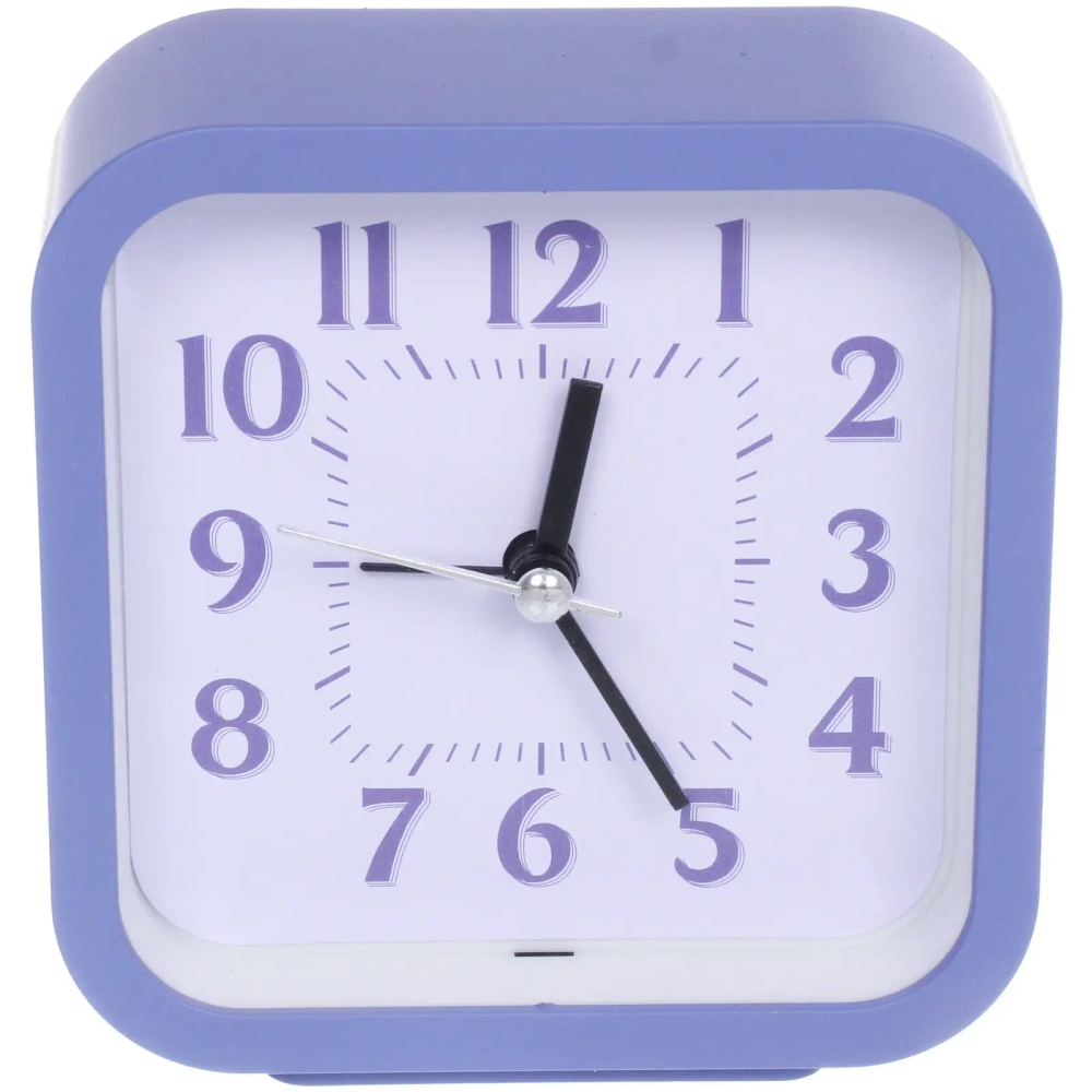 Будильник «Астон» 10*10*4,3см, микс цветов