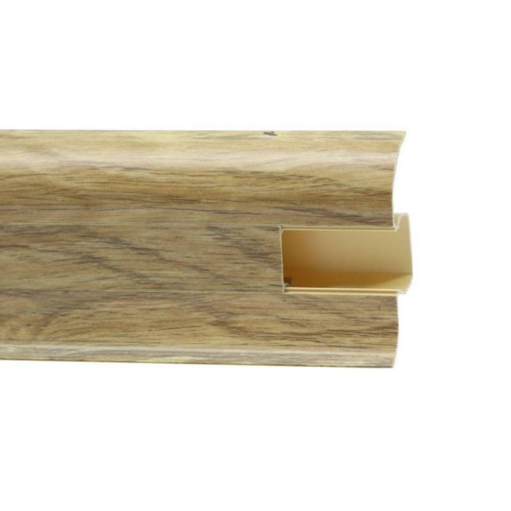 Пластиковый плинтус Royce 58 мм (2200x58x20) 811 Дуб Орно