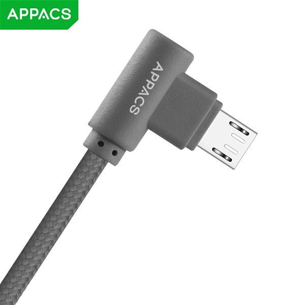 Кабель APPACS AP03180m, microUSB, 5V/2.4A, 1 метр