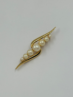 Брошь с «жемчугом» Monet