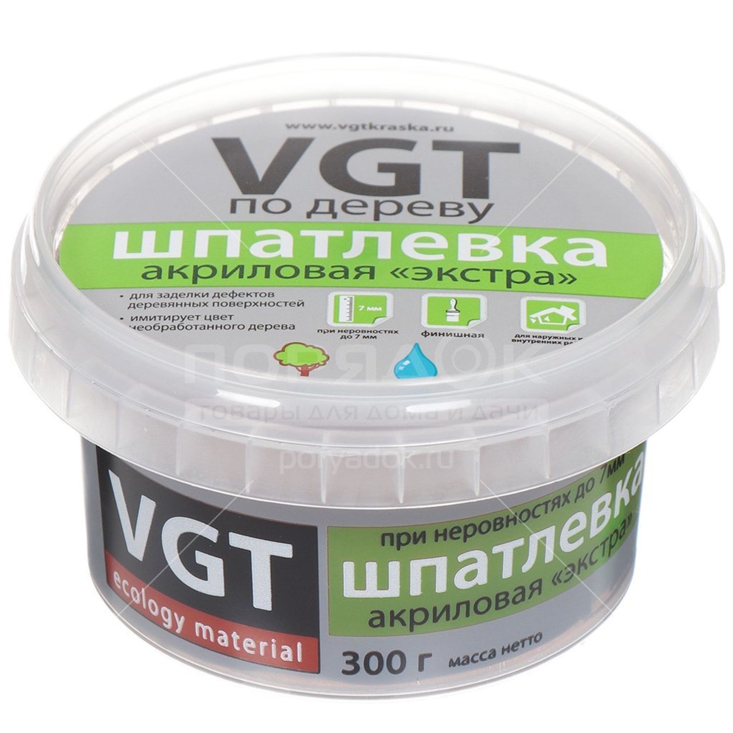 шпаклевка по дереву Экстра VGT дуб 0,3кг