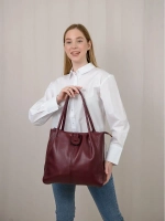 Сумка большая через плечо шоппер мешок