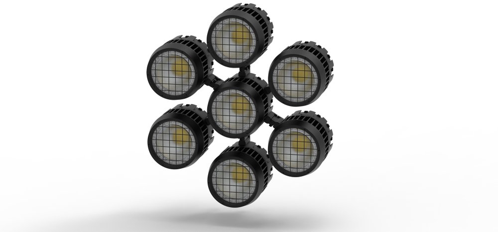 BLINDER 600 IP — LED RGBLAC 600 Вт IP65