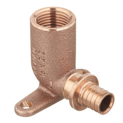 Водорозетка для PE-X латунь ВР (угол установочн) Rehau (Рехау) Rautitan MX 16x1/2" ВР 90⁰ под прибор