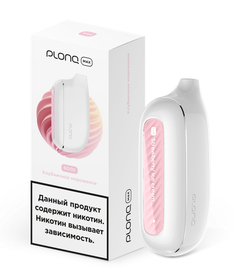 ОЭС (М) Plonq Max 6000 Клубничное Мороженое