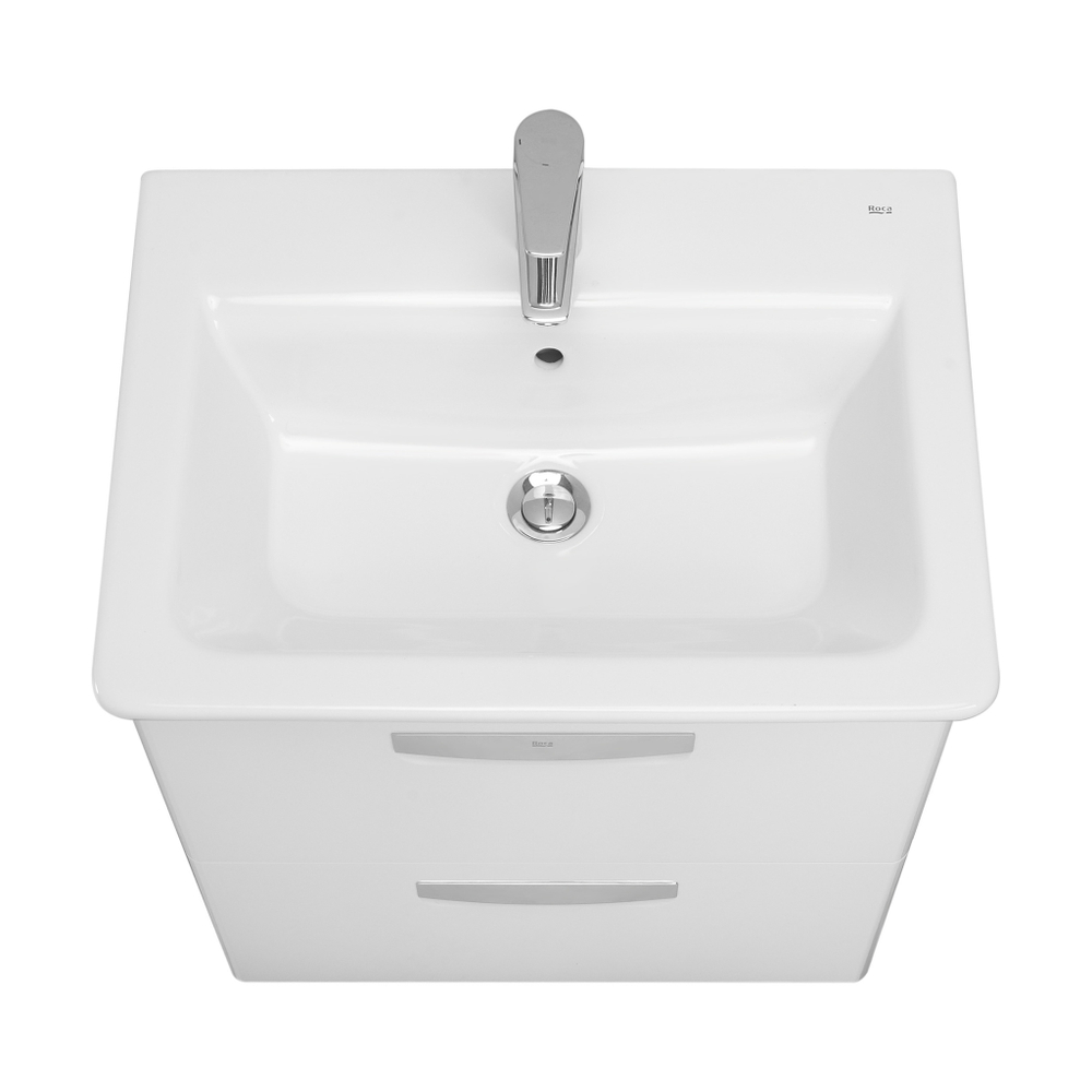 Тумба под раковину Roca The Gap 60 белая матовая ZRU9302734