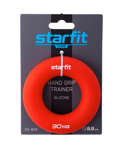 Эспандер кистевой ES-404 Кольцо, 30 кг, силикагель, красный