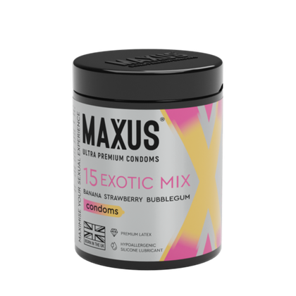 Презервативы MAXUS Exotic Mix №15, ароматизированные X-Edition, 15 шт
