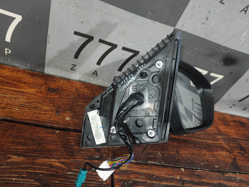 Зеркало правое 12 pin Geely Coolray 19-нв Б/У Оригинал 6017048400