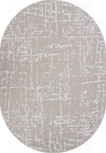 Ковер S136 - BEIGE - Овал - коллекция KAIR размер 100*200 см