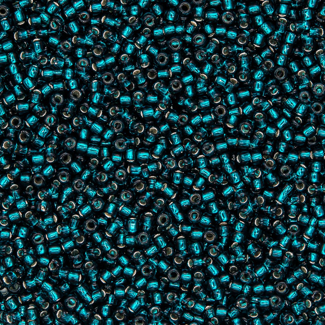 Японский бисер TOHO Round 15/0 (№27BD), с внутренним серебрением, прозрачный