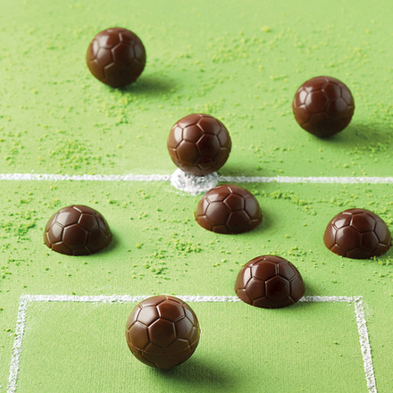 Форма для запекания Silikomart Forma do czekoladek Scg34 Choco Goal, круглая, силикон