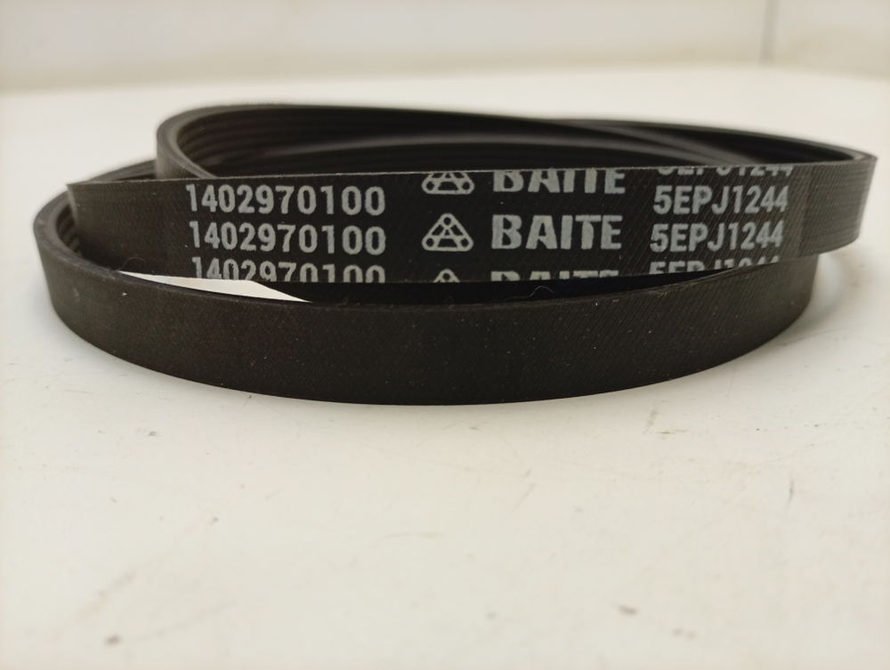 WSPE6H612A кт41 Ремень 1244 J5 для стиральных машин Beko 1402970100 б/у