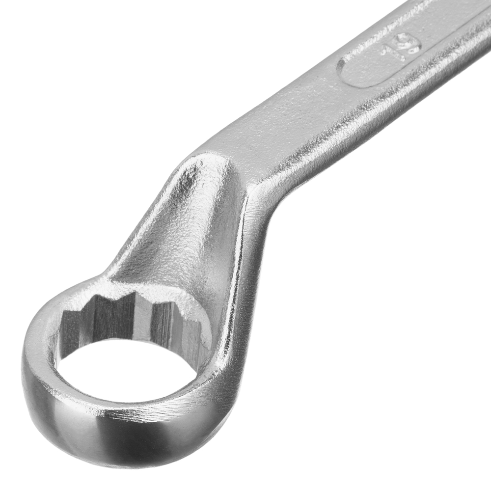 Ключ накидной коленчатый, 17 х 19 мм, хромированный Sparta 147615