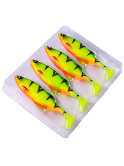 Виброхвосты LJ 3D Series ANIRA SOFT SWIM 5,0in (12,70)/A01 4шт.