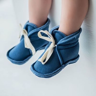 Warm mocks 3-18 months - Denim