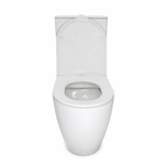 Унитаз-компакт безободковый WAVE PERSONA, гор,ниж,2-кн.арм,дюро,м/л,быстр,БЕЛЫЙ глянец