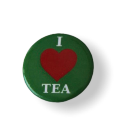 Значок I love tea