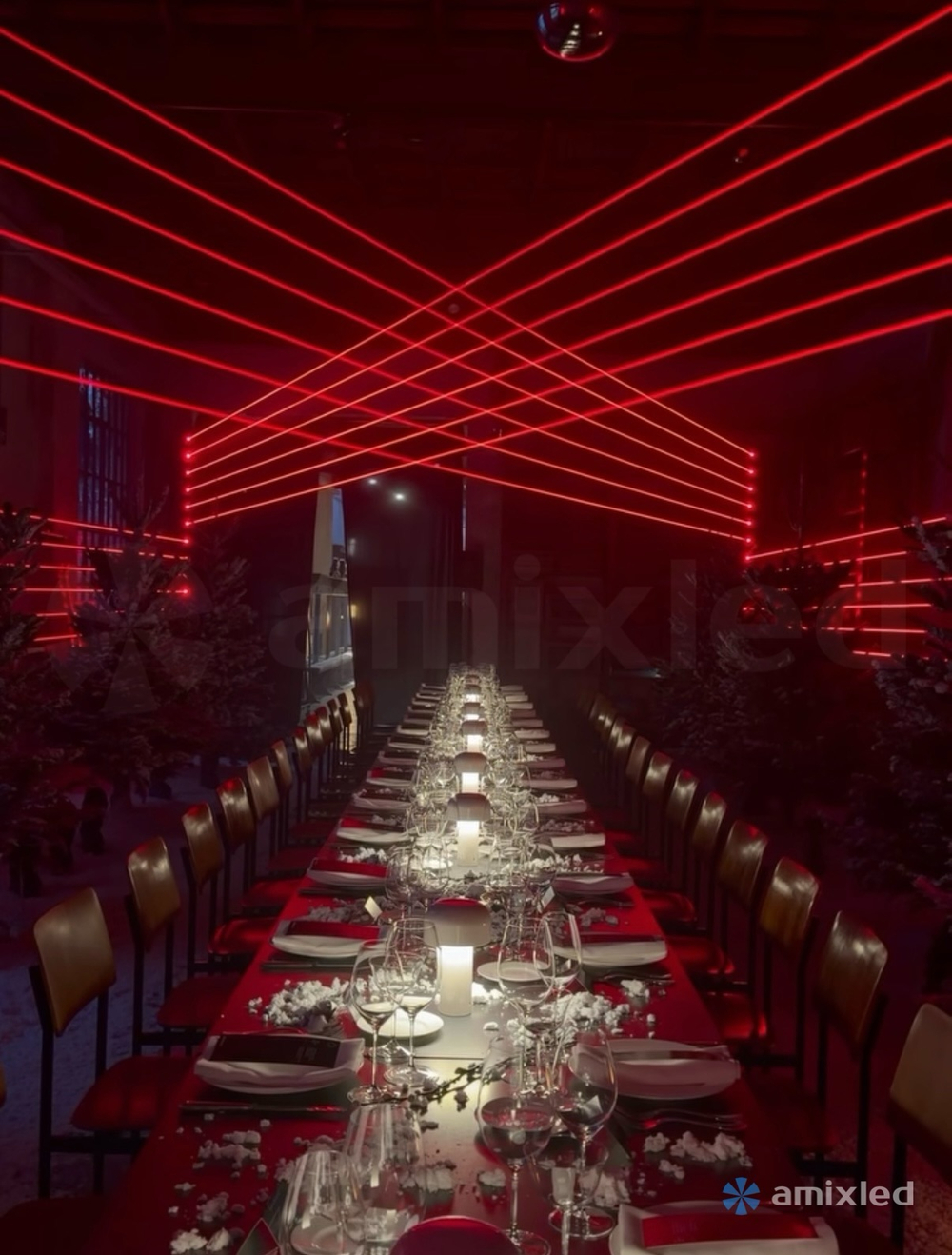 Световой лазерный прибор Amixled 6 EYE LASER BAR RGB