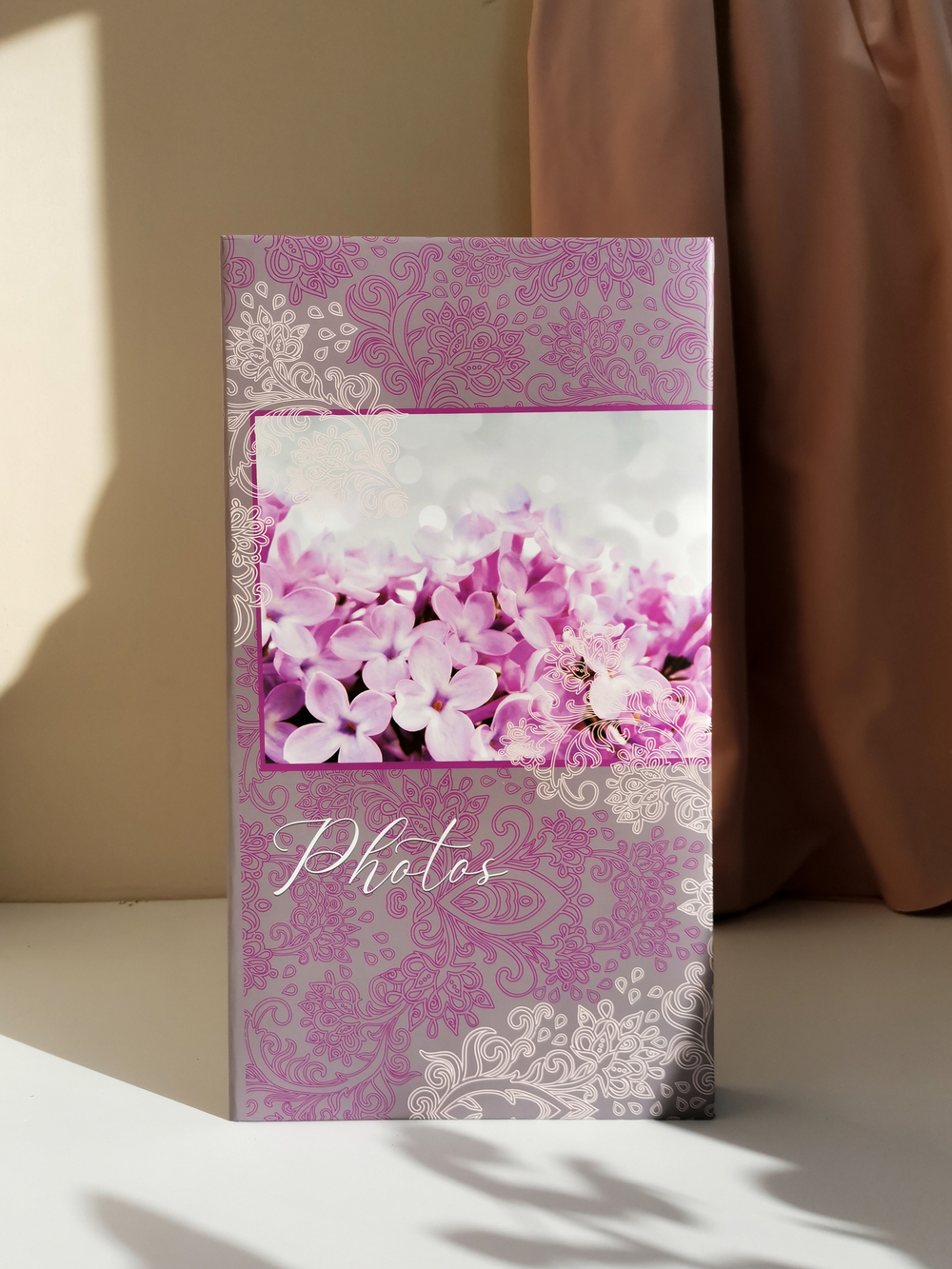 Фотоальбом на 300 фото 10х15 см, пластик. листы bloom Сирень