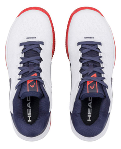 Детские теннисные кроссовки Head Revolt Pro 5.0 Clay - white/navy