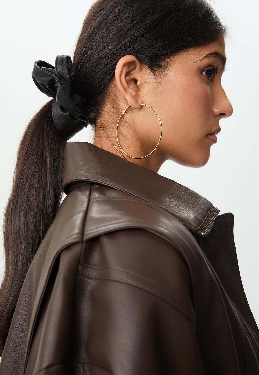 STRADIVARIUS Набор из 2 резинок для волос, черный