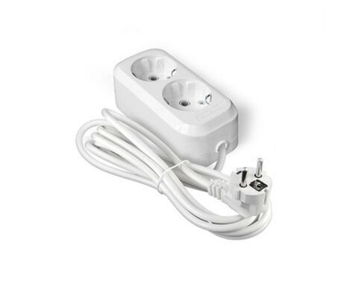 Удлинитель 2х3м с заземлением IP20 Е-302А ПВС 3х1.5 Universal 1719