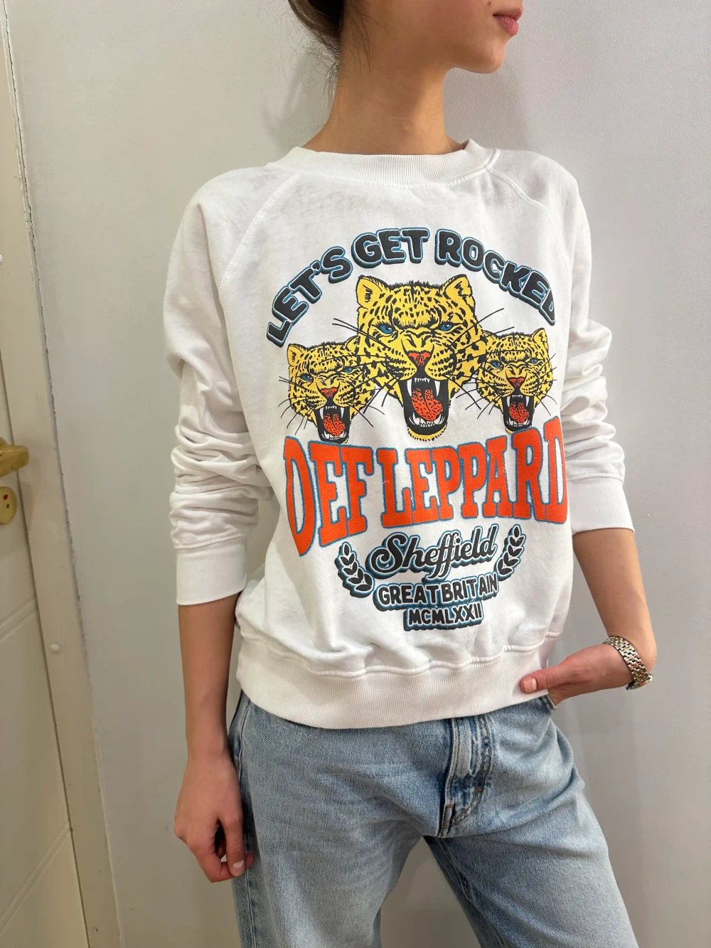 Свитшот Recycled Karma Def Leppard