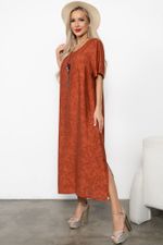 Платье Элиза (терракот) Р11-1219 Nikol